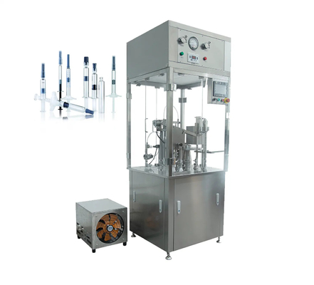 Fabricantes automáticos Máquina de llenado de jeringa de vacuna con precargado de gel de vidrio