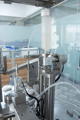 Fabricantes automáticos Máquina de llenado de jeringa de vacuna con precargado de gel de vidrio