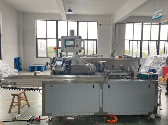 Máquina automática de encajado de cajas para galletas, snacks y alimentos