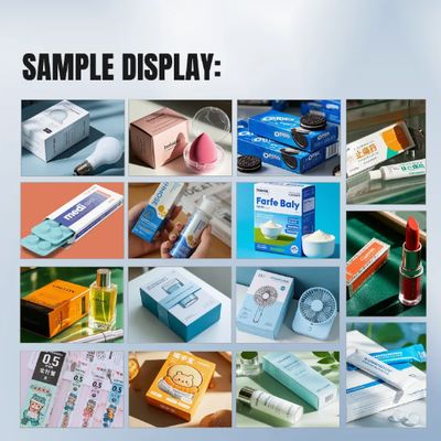 Máquina automática de encajado de cajas para galletas, snacks y alimentos