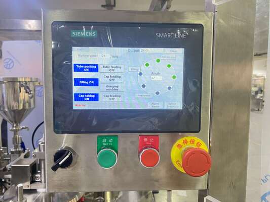 Automatic Cockroach Gel Bait Syringe Filling and Capping Machine