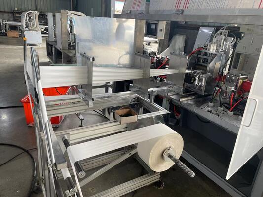 Máquina automática de embalaje de tejidos húmedos de hoja única 3/4 de sellado lateral de bolsas de embalaje para hotel
