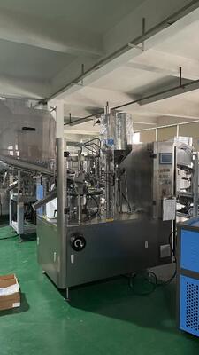 Máquina automática de llenado y sellado de tubos de pasta de dientes laminada de alta velocidad