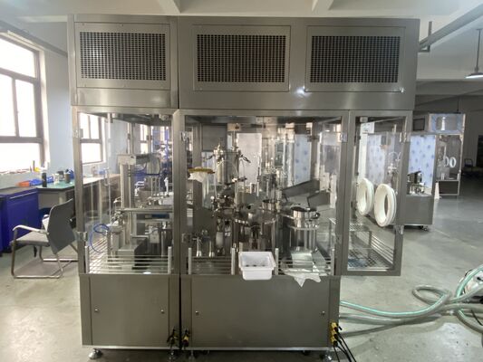 Máquina automática de llenado de vacío para jeringa precargada