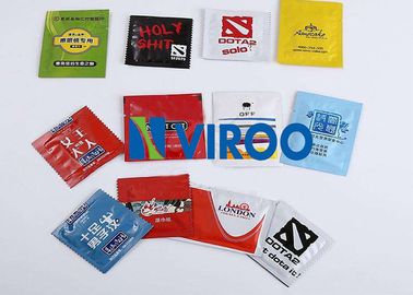 Lado horizontal mojado cuatro de la empaquetadora del tejido 220v/380v que sella la empaquetadora mojada de los trapos