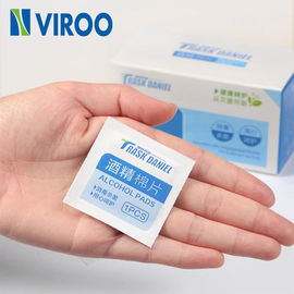 Control mojado automático, empaquetadora del PLC de la empaquetadora del tejido del solo alcohol repugnante del trapo del mosquito