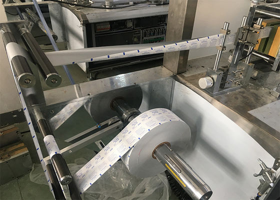 Desinfección de la empaquetadora mojada del cojín del alcohol de los trapos 80-100bags/min