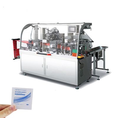 longitud 60Bags/Min Alcohol Pad Packing Machine de 125m m
