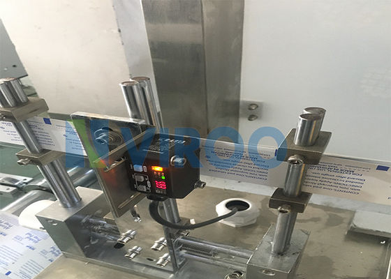 Lado horizontal mojado cuatro de la empaquetadora del tejido 220v/380v que sella la empaquetadora mojada de los trapos