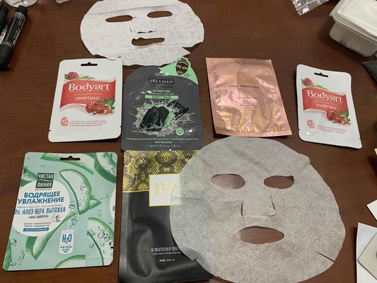 0.6Mpa 200m m hidratación de 30bags/Min y empaquetadora calmante de la máscara