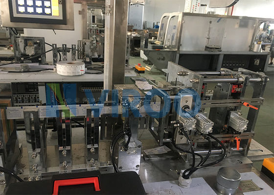 4 longitudes de aislamiento laterales 125m m 100bags/Min Alcohol Pad Machine