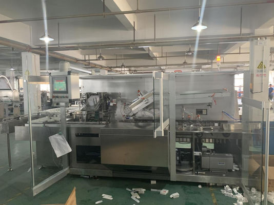 El PLC automático de la empaquetadora de la caja de AISI 304 controló 120 cajas/minuto