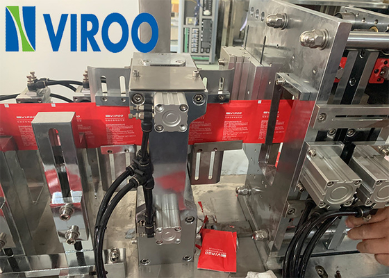 El tejido mojado horizontal que hace el sistema de control de programación del PLC de la máquina/la electricidad conducidos limpia la empaquetadora