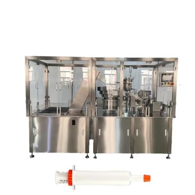 Máquina automática de llenado y tapado de jeringas de cebo de gel para cucarachas