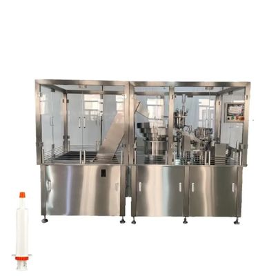 Máquina de llenado de jeringa volumétrica industrial para ungüentos y líquidos viscosos