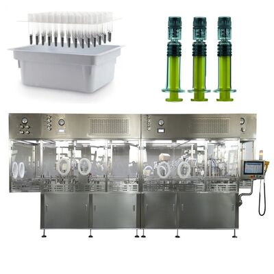 Máquina de llenado de jeringas prellenadas RTU automatizada de alta velocidad para fabricación estéril